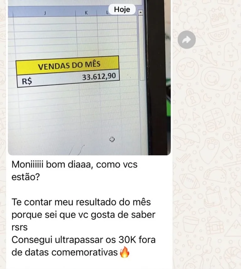 Depoimento de uma Magnífica no WhatsApp